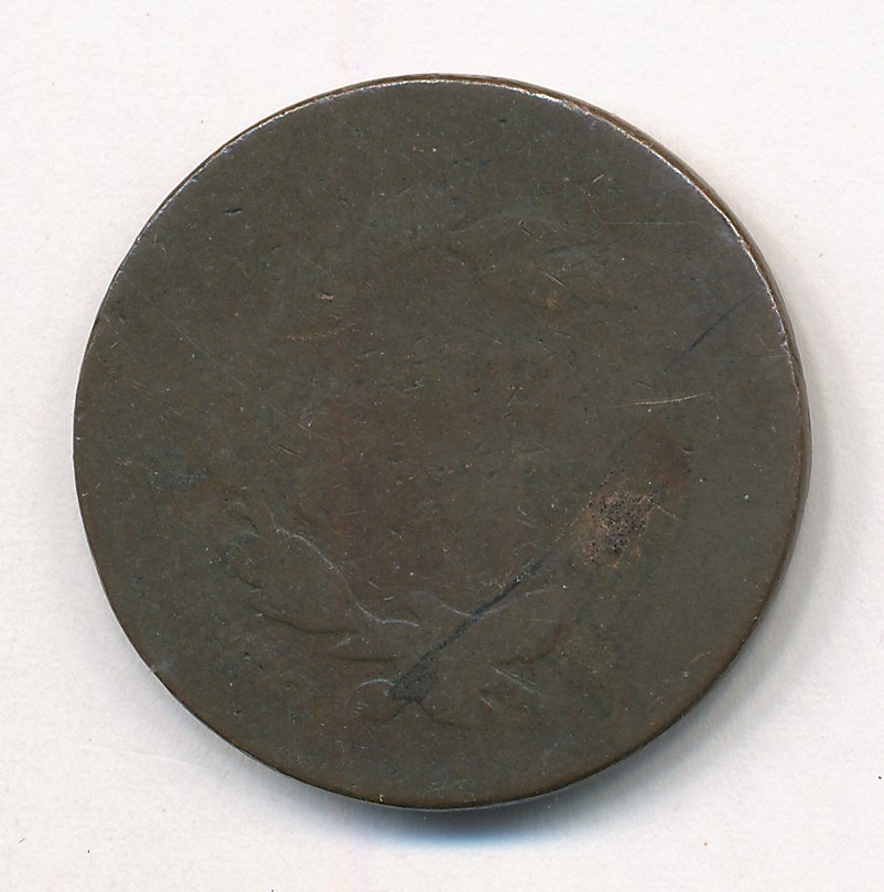 1822 CORONET HEAD LARGE CENT