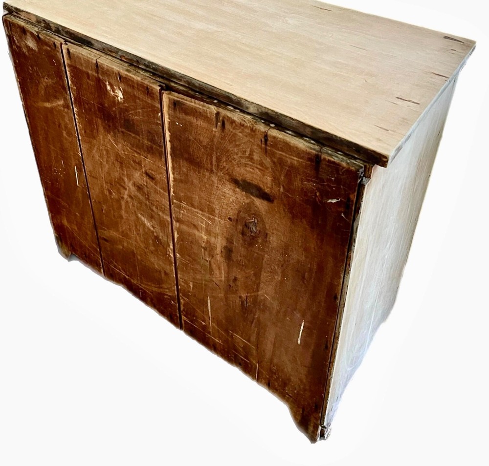 18th C. Swedish Gustavian Scrubbed Birch Commode