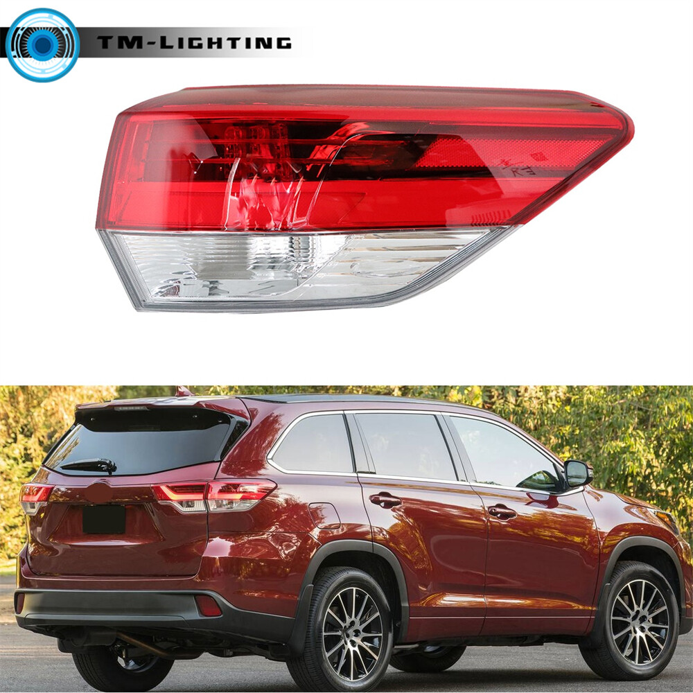 For 2017 2018 2019 Toyota Highlander Tail Light Lamp Passenger Right Side Outer