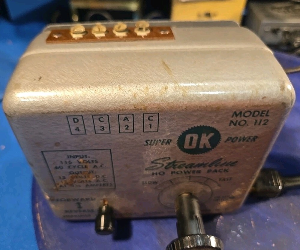 HO, Streamline HO POWER PACK, MODEL NO. 112, HERKIMER TOOL & MODEL WORKS, INC.