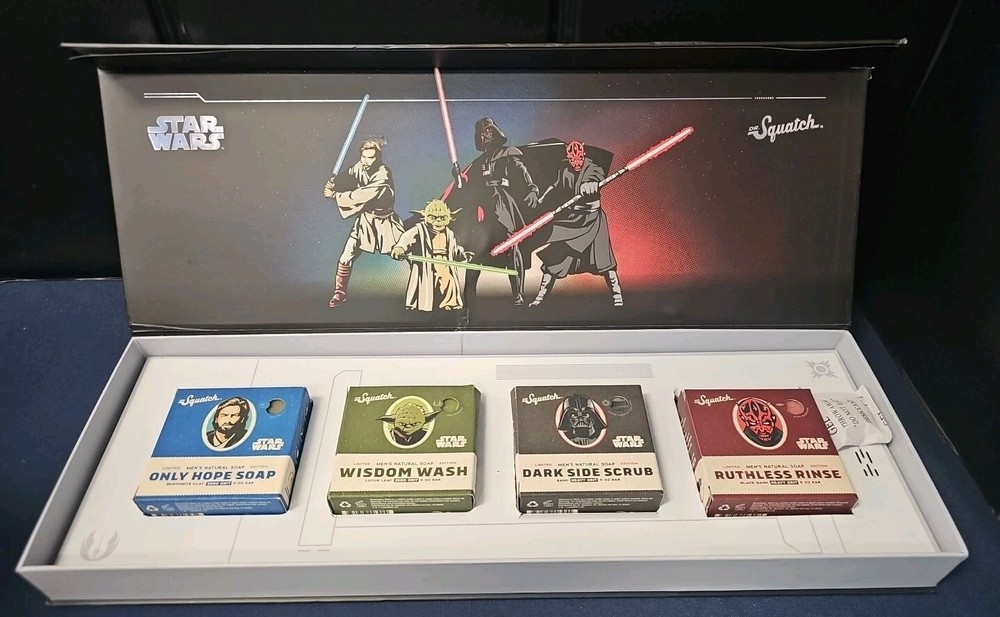 Star Wars Dr. Squatch Crafted Soap Bars NEW 🔥🔥