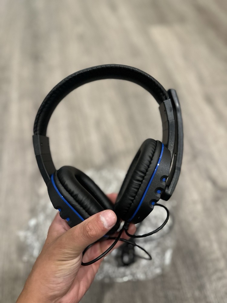 Xbox Blue And Black Gaming Headset Wired