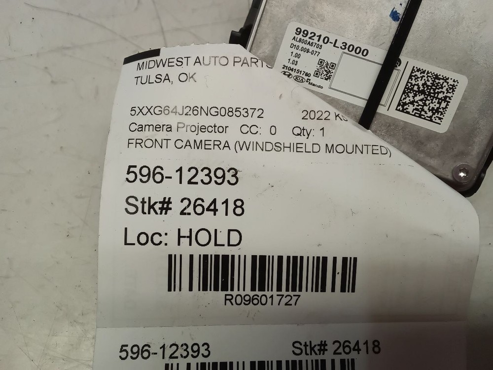 Camera/Projector Camera Front Windshield Mounted Fits 21-24 K5 9601727