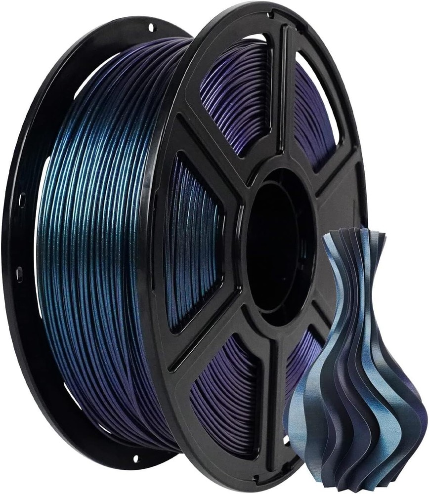 FLASHFORGE PLA 3D Printer Filament 1.75mm 1KG Burnt Titanium Color Changeable