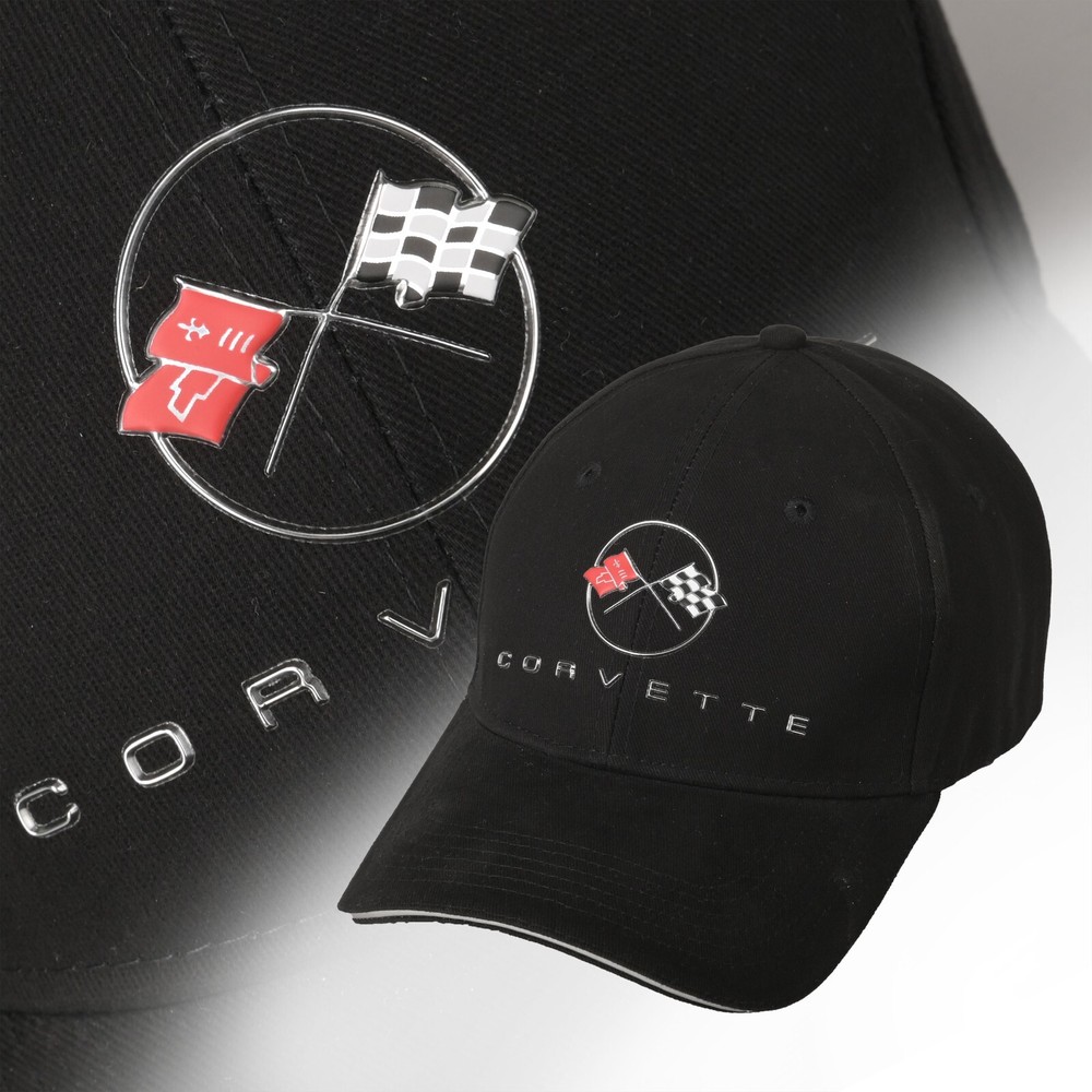 C1 Corvette Liquid Metal Logo Hat