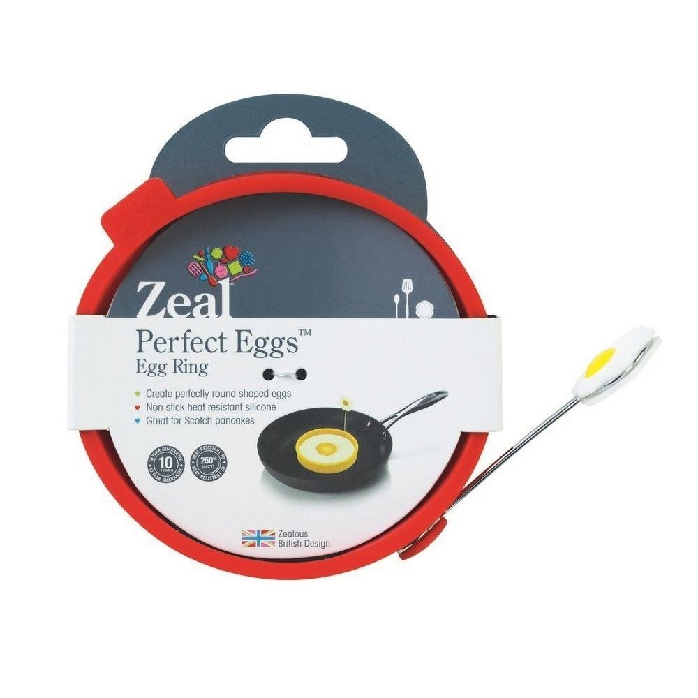 Zeal Perfect Eggs - Silicone Egg / Pancake Ring with Handle