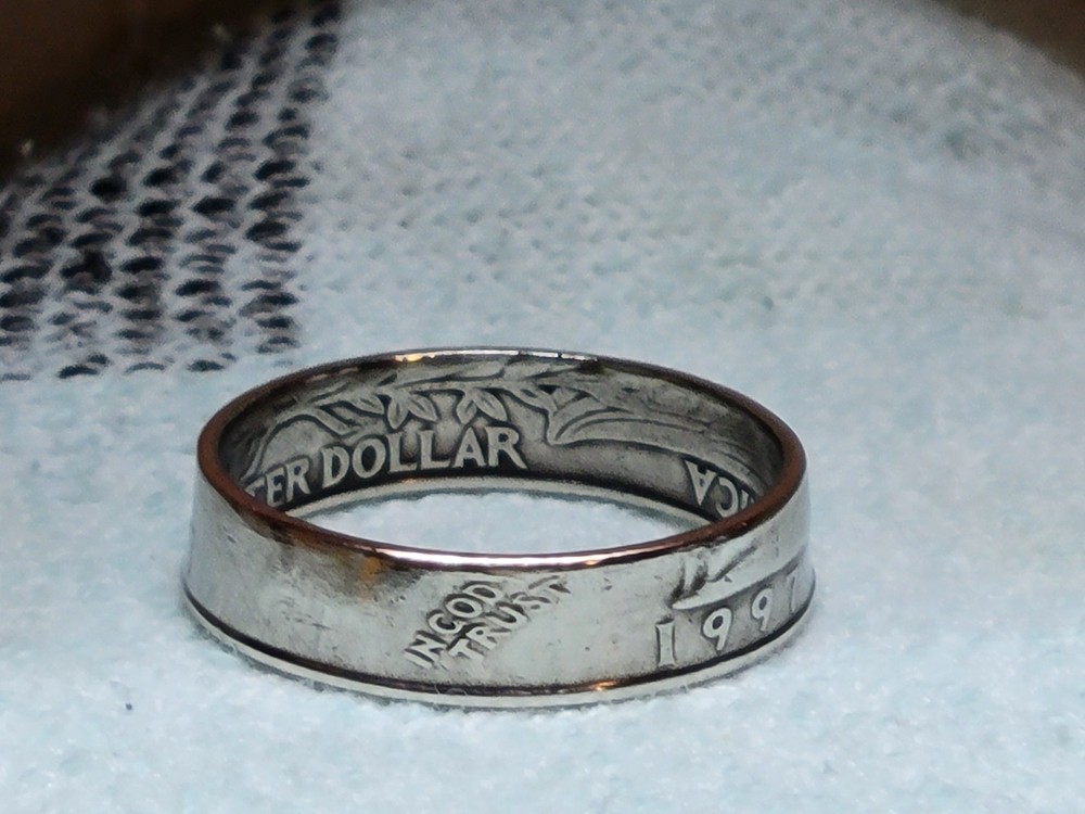 1997 - Size 11 Dated Quarter Coin Ring
