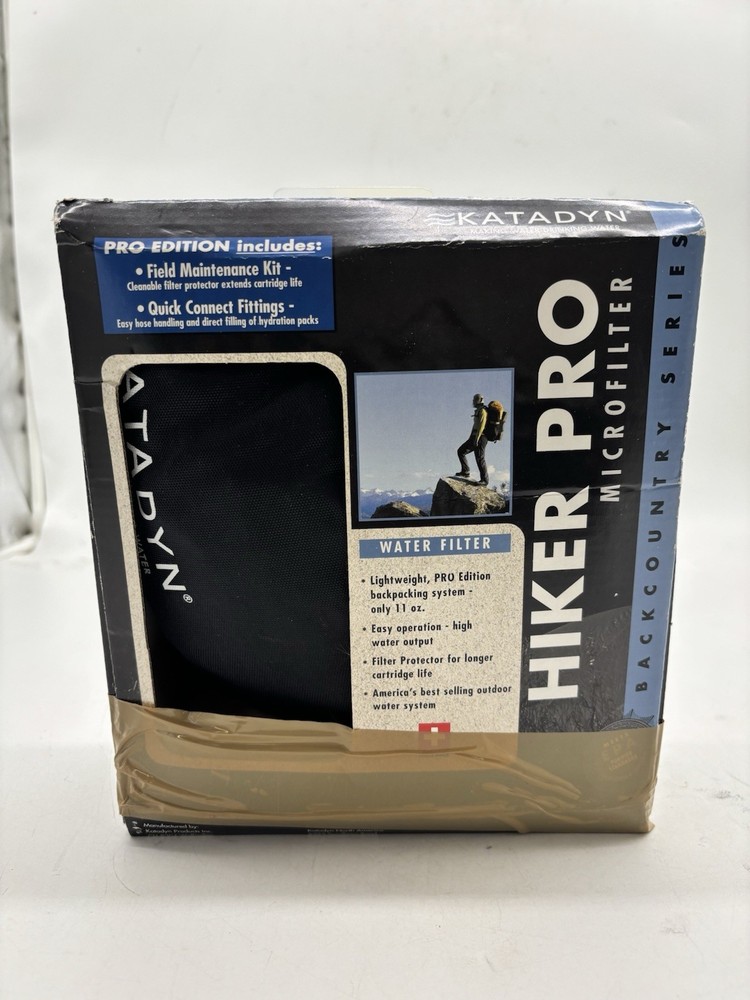 Katadyn Hiker Pro Microfilter Replacement Filter Backcountry Water Hiking