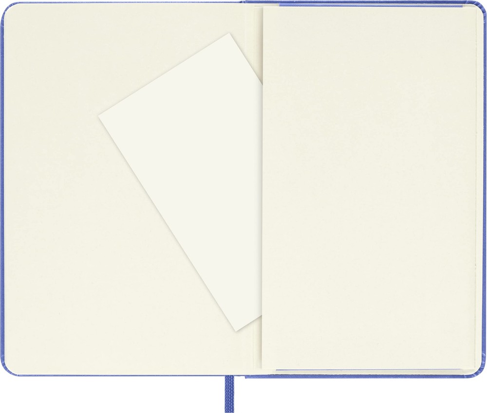 Moleskine Classic Notebook, Pocket, Plain, Hydrangea Blue, Hard Hardcover