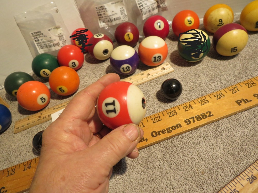 Ponsness Warren Reloading Press Pool Ball Knobs! Price/each Great Look & Feel!