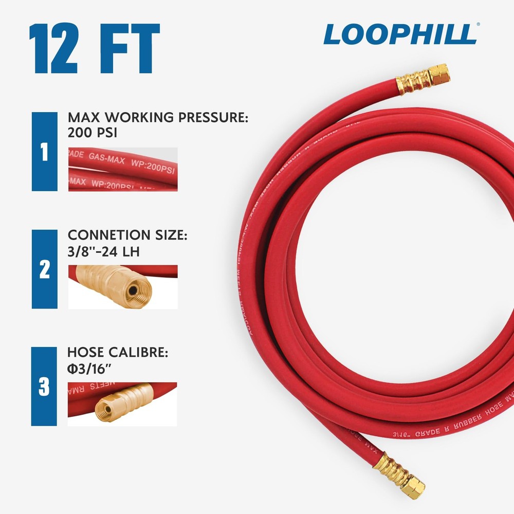 Air Acetylene Torch Kit with Quick-Disconnect Handles & Replaceable Tips - Pr...