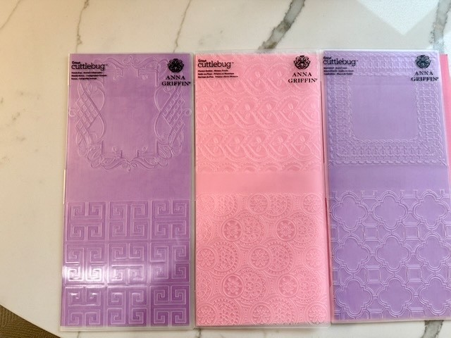 Anna Griffin Grand Duets Embossing Folders--8 Embossing Patterns