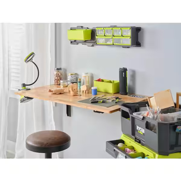 RYOBI Stowaway Wall Mounted Folding Workbench Table
