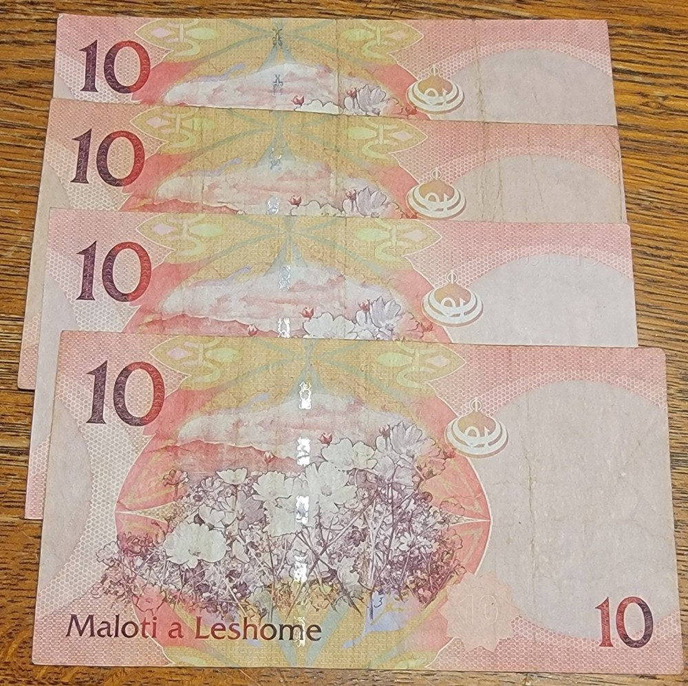 4 LESOTHO NOTES T-BAG