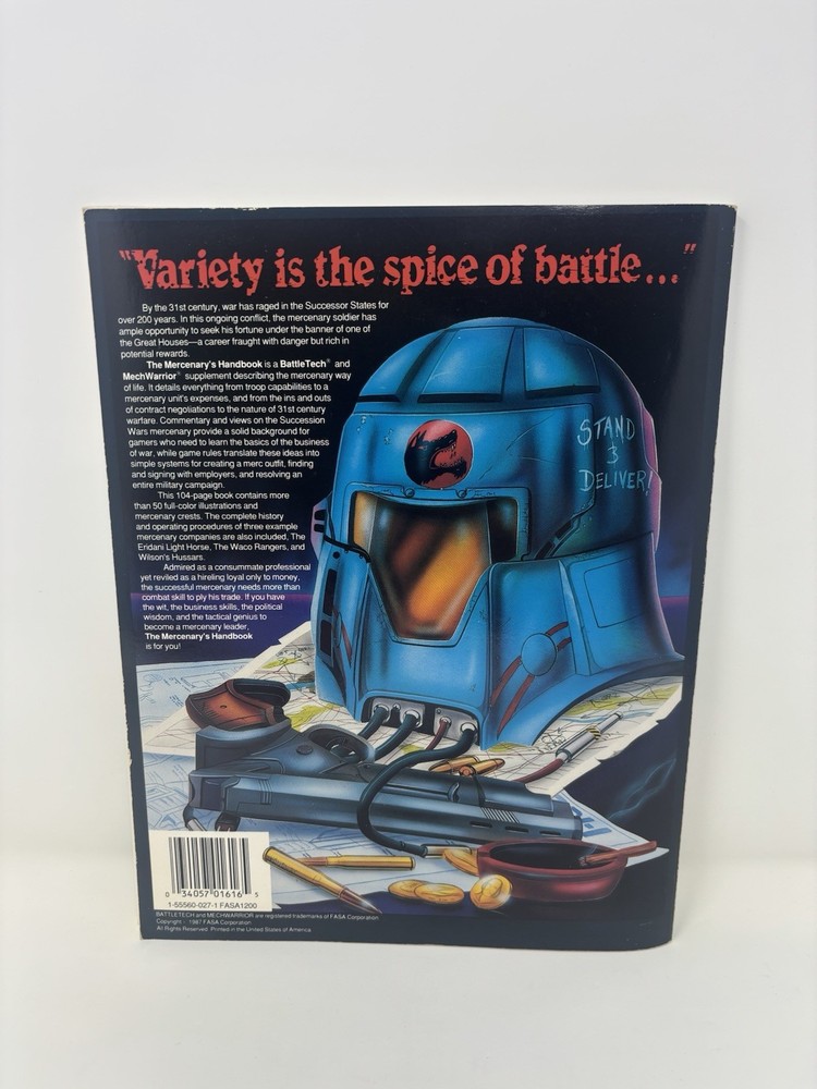 Battletech Mechwarrior The Mercenary's Handbook 1616