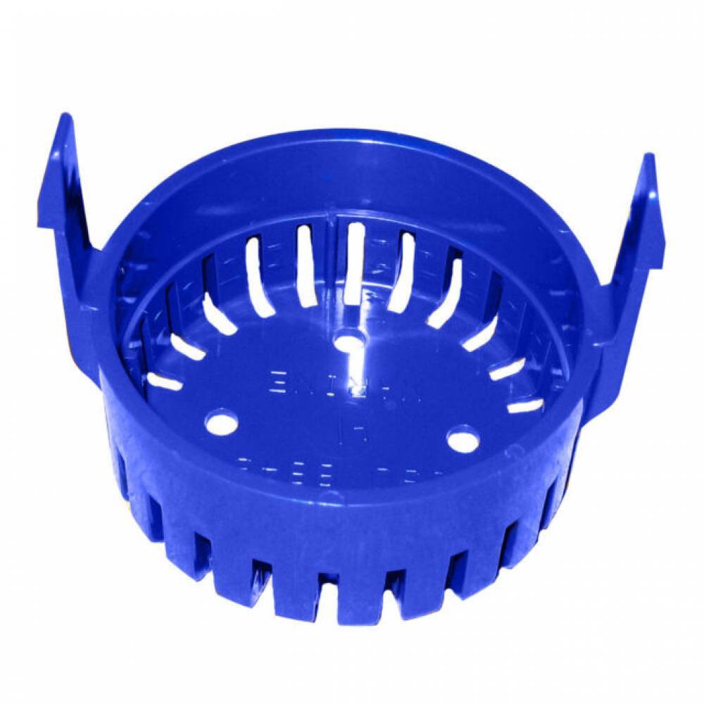 Rule 275 Replacement Strainer Base 300-1100 GPH Blue Round