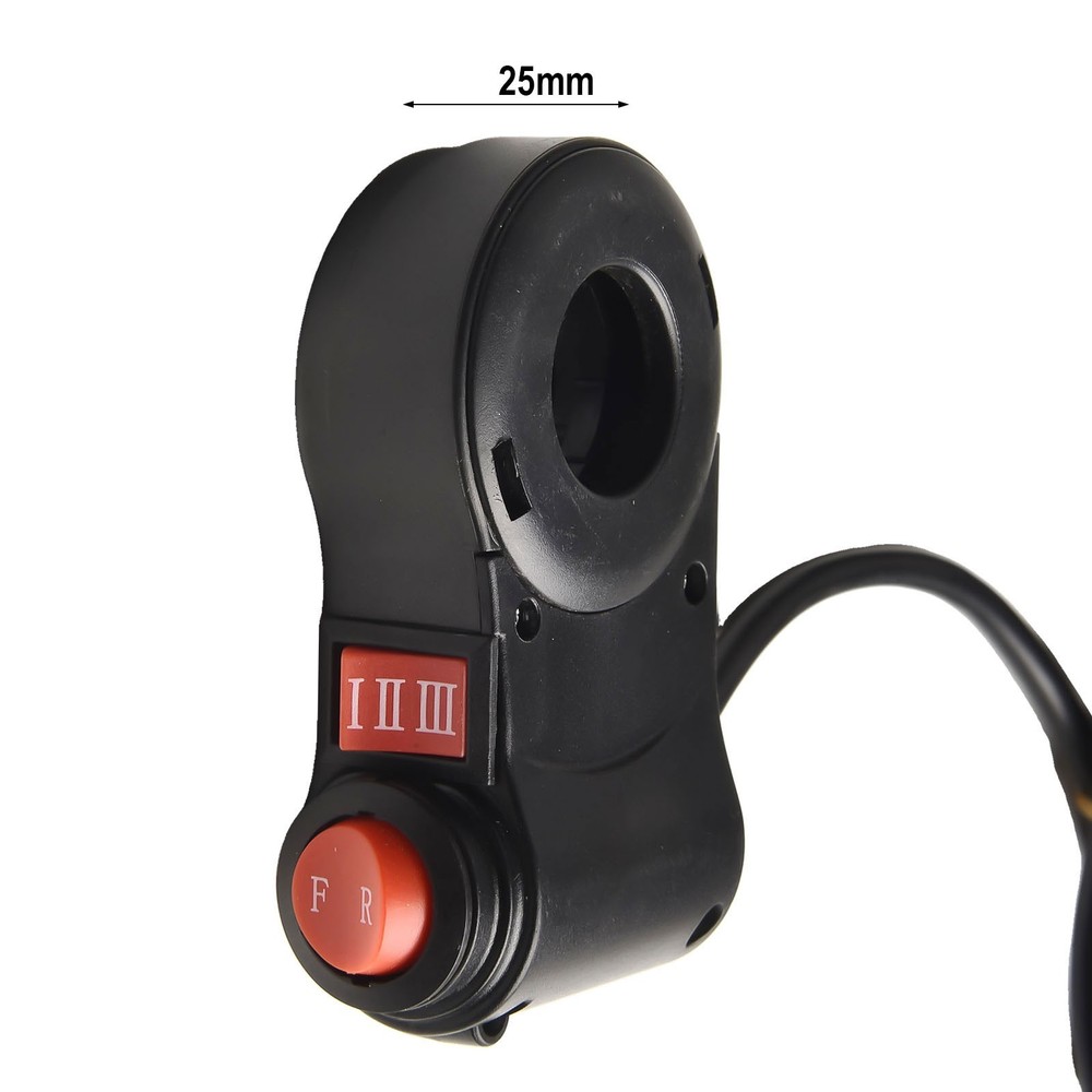 Electric vehicle speed controller + three speed + switch line length 2 meters