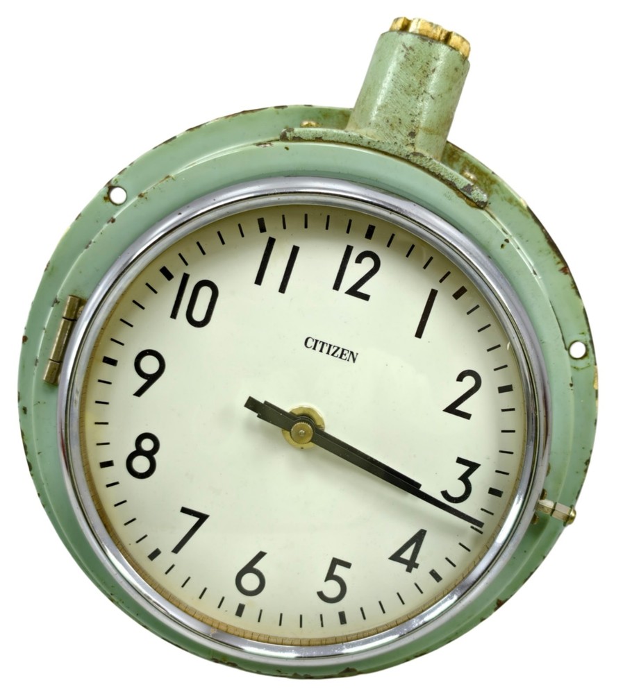 TIC Citizen Slave Clock Chrome system Marine Master Series 24VDC
