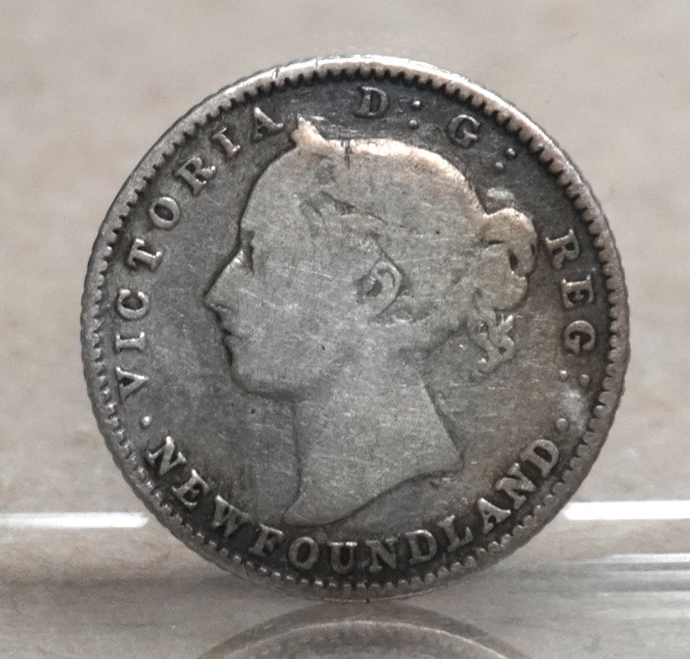 NEWFOUNDLAND 1882-H 10 CENTS
