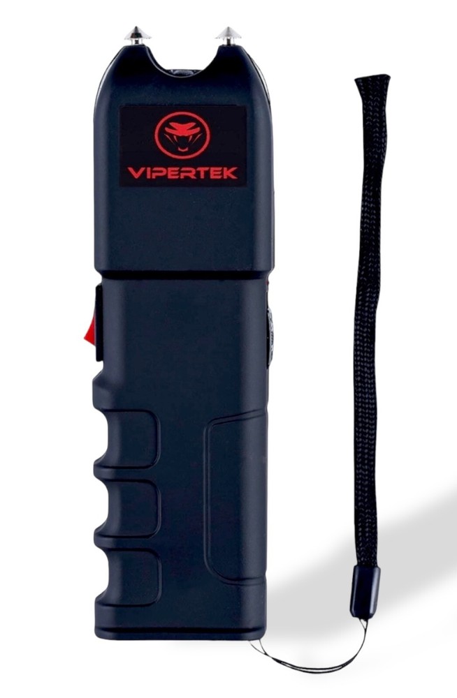 VIPERTEK Stun Gun 800BV Rechargeable + LED Light