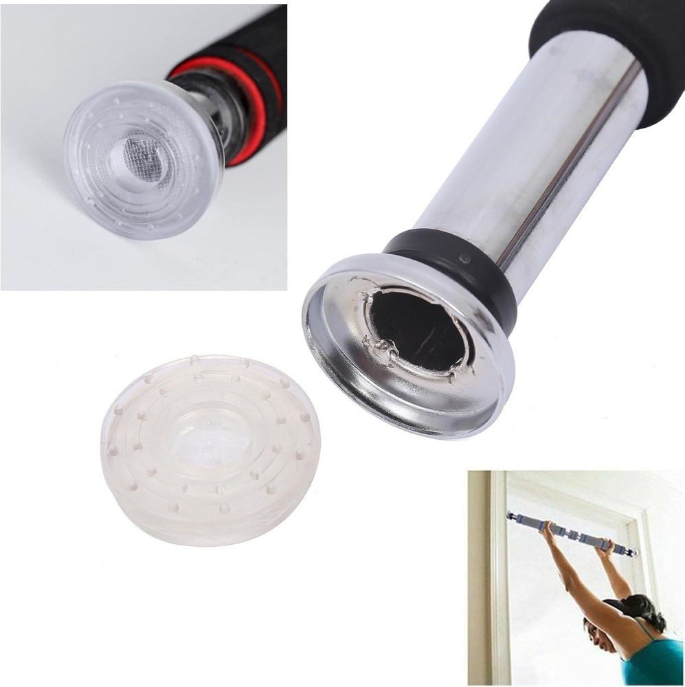 4-Pack Non-Slip Replacement Pads for Doorway Pull Up Bar - Secure & Adjustable