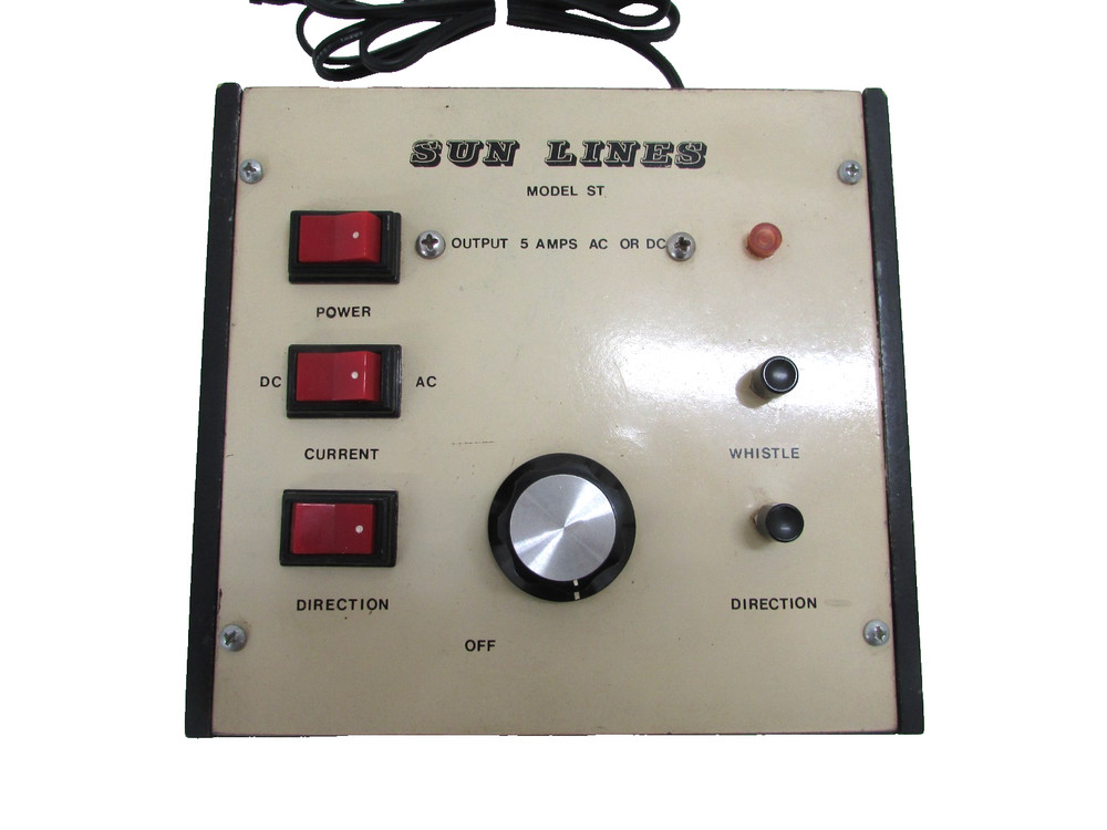 VINTAGE SUN LINES MODEL ST, MODEL TRAIN CONTROLLER