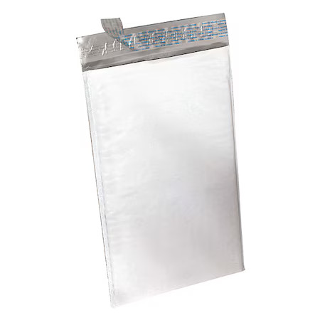 Mailer Envelopes, White, Pk100, 56Kj42