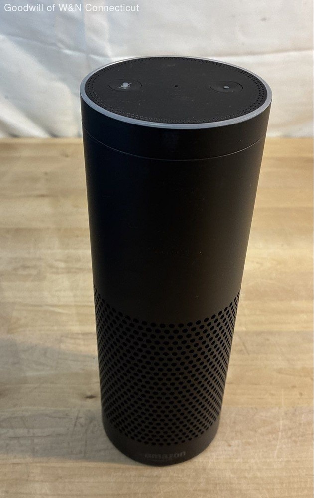 Amazon Echo 1st Generation Smart Speaker Black Alexa Voice Control Bluetooth