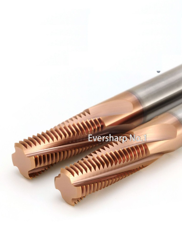 Solid Carbide Thread Mill UNF 3/8-18 HRC68 Carbide Thread Mill 3/8-18 Full Teeth