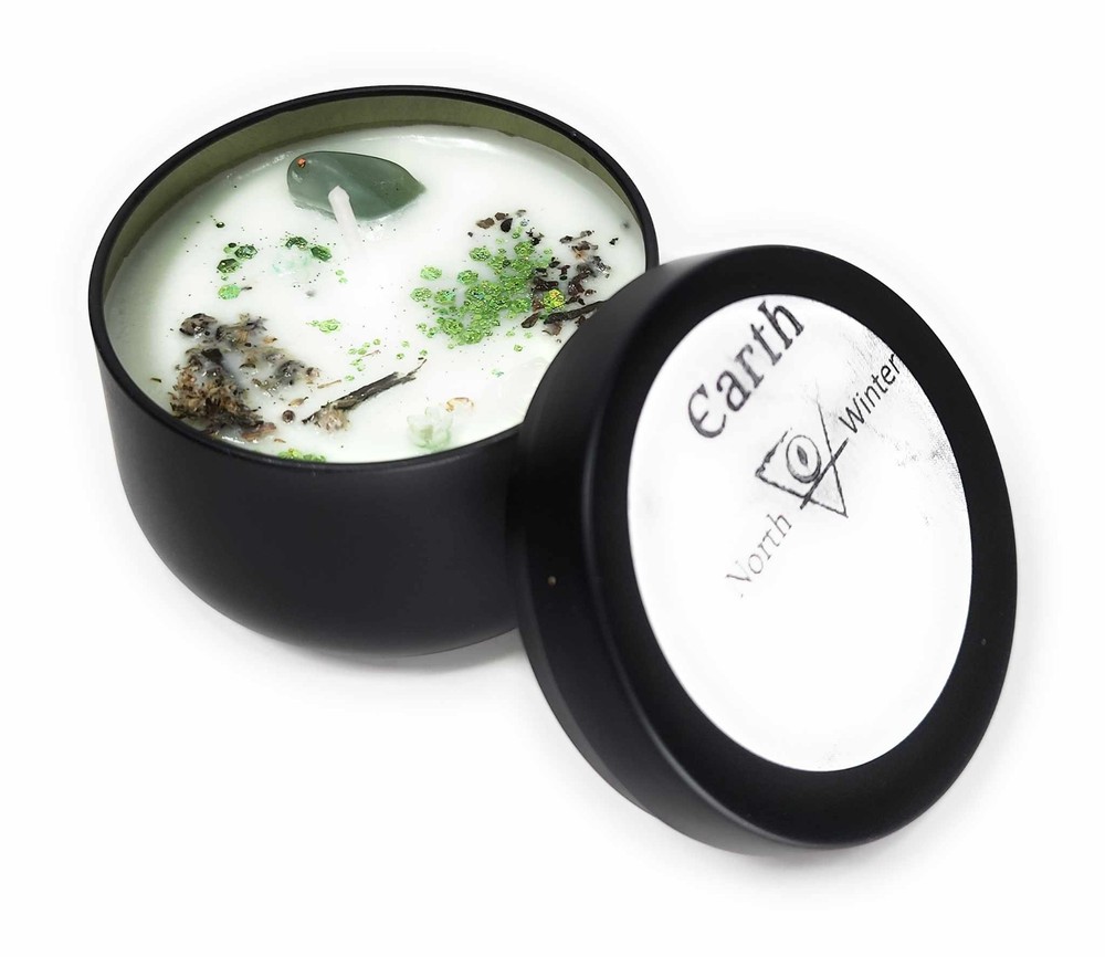 Earth Elemental Wiccan Candle