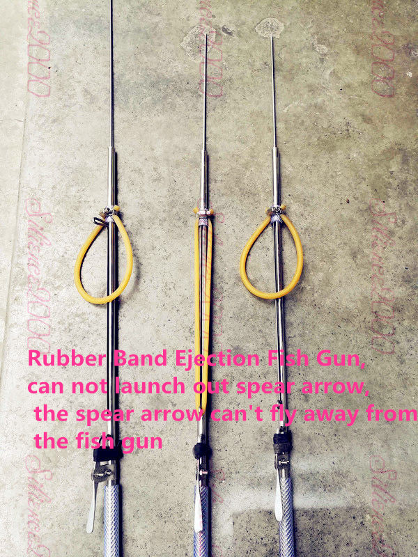 1Pc Stainless Steel Rubber Band Ejection Fish Gun Diving Guns