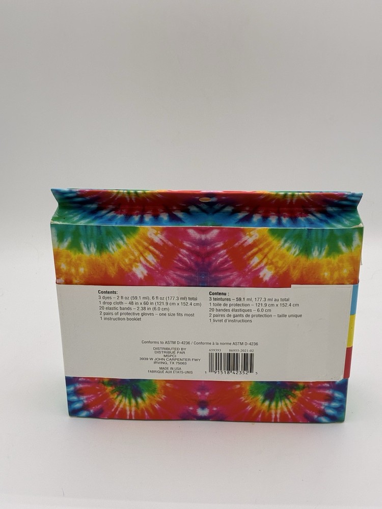 ArtMinds Double Swirl DIY Tie Dye Kit - Makes 9 Projects