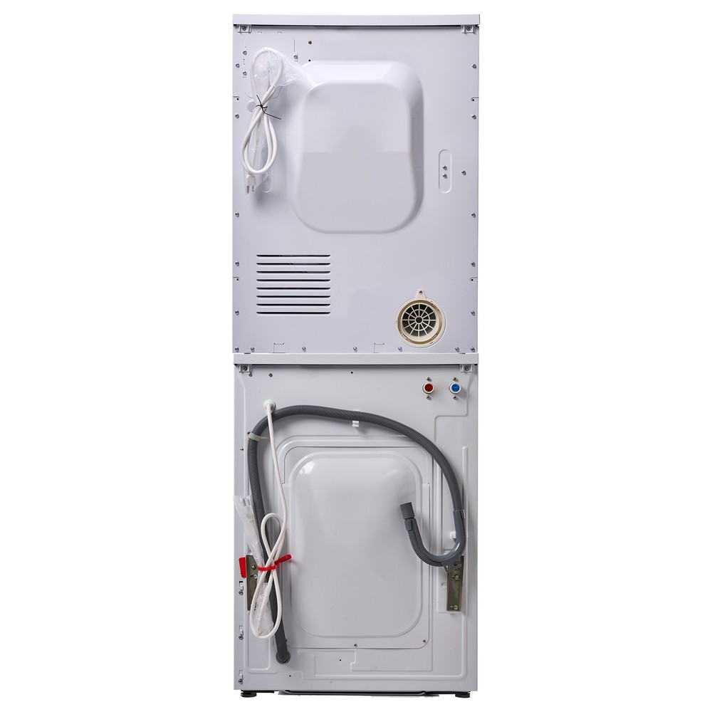 MARINE ANTI CORROSION Stackable Compact Washer 1.6cf+Sensor Dryer 3.1cf 110V