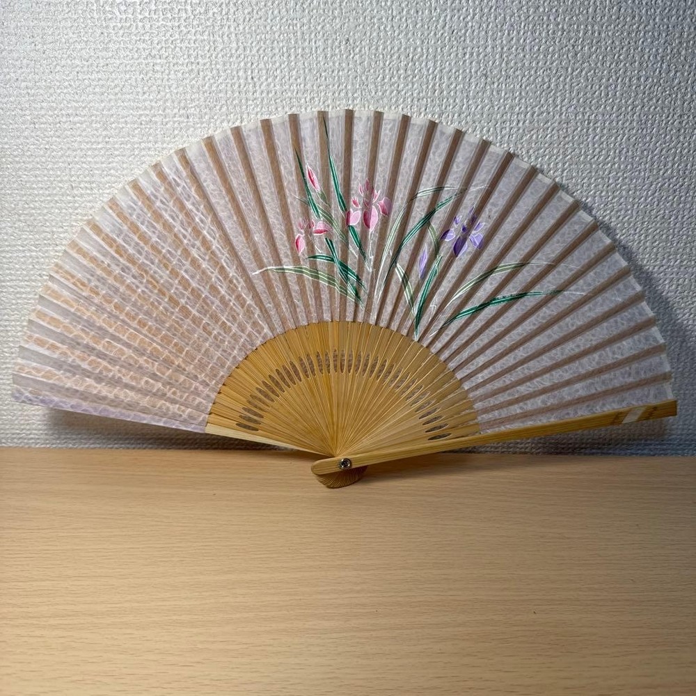 Folding Sensu Fan floral bamboo