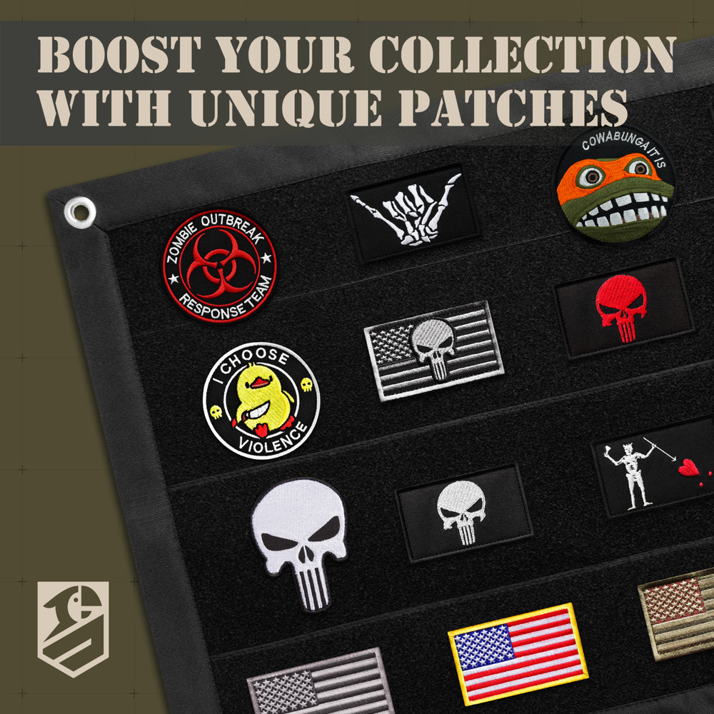 2Pcs Zombie Outbreak Response Team Patch, Embroidered Hook and Loop Zombie Patch