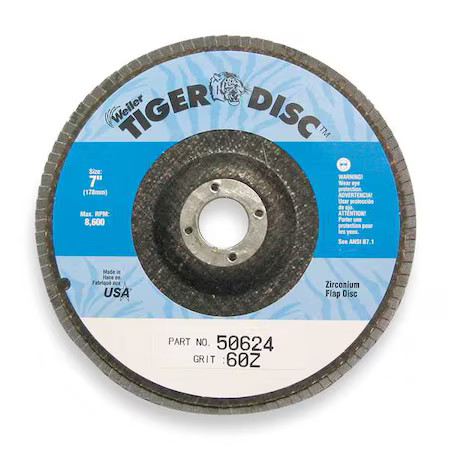 Weiler 96165 Arbor Mount Flap Disc, 4In, 36, Extracoarse