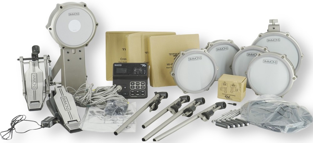 Simmons Titan 70 Electronic Drum Kit With Mesh Pads & Bluetooth