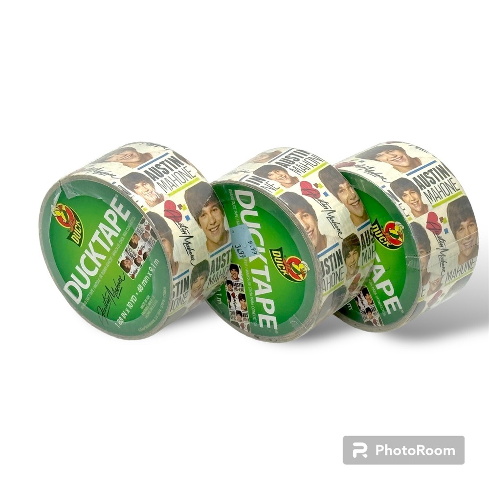 3 Rolls Duck Tape Austin Mahone 10 Yards Each
