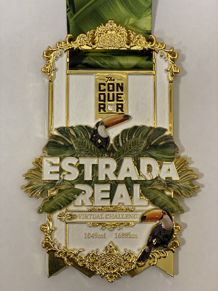 Medal - The Conqueror ESTRADA REAL Virtual Challenge 1049 mi/ 1688km