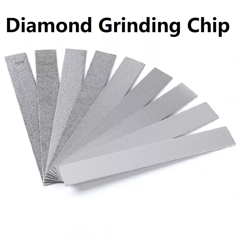75x170mm Rectangular Diamond Coated Grinding Sanding Polishing Disc Paper Sheet
