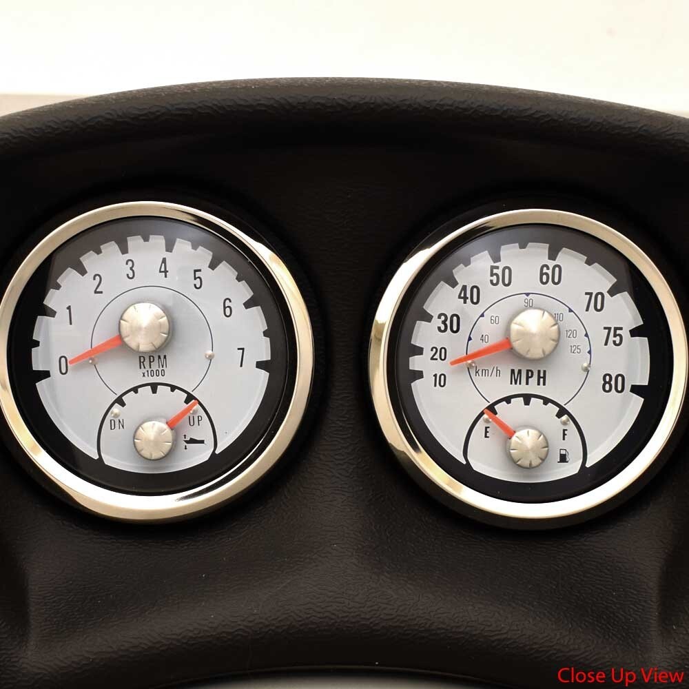 Tracker Boat Dash Console Panel F144300595 | 33 5/8 Inch Silver Black