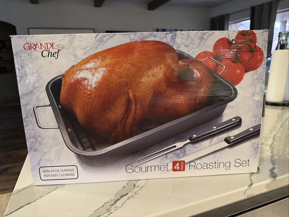 Roasting Pan- 4 Piece Set