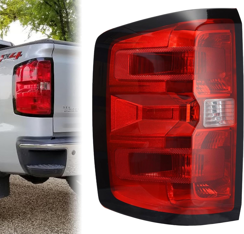 Tail Light Assembly Compatible with 2014-2018 Chevy Silverado 1500 2500HD 3500HD