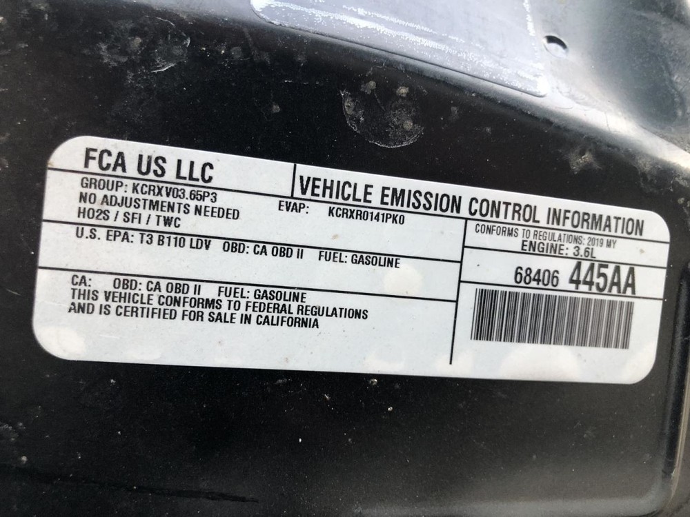 Sun Visor Left Driver Fits 18-23 CHALLENGER 959429