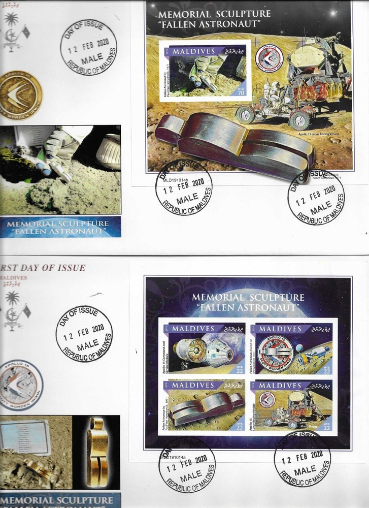 SPACE FDC collection 2019/ 2020 total 22 items with better