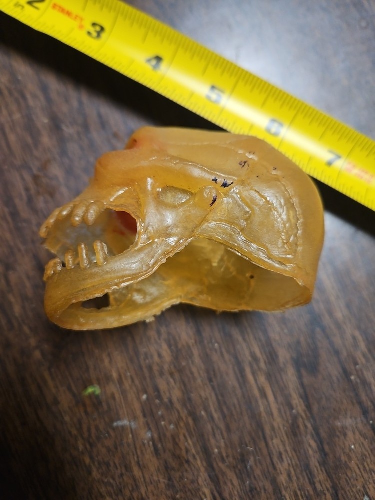 Vintage Rubber Skull Monster