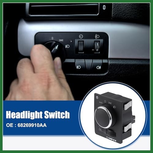 Car Headlight Switch Replacement for Ram 1500 2500 3500 2013-2018