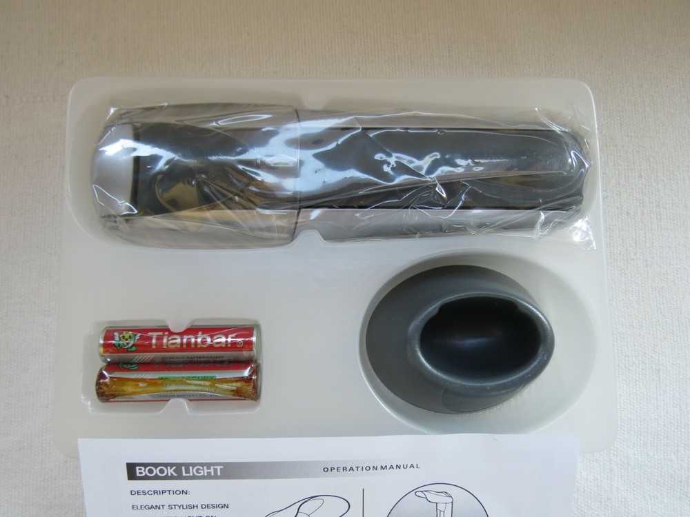Small Book Light Battery Operated with Stand