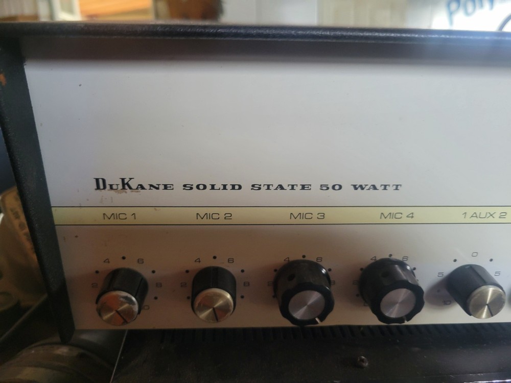 Dukane Solid State 50 Watt Amplifier 1A778 for repair
