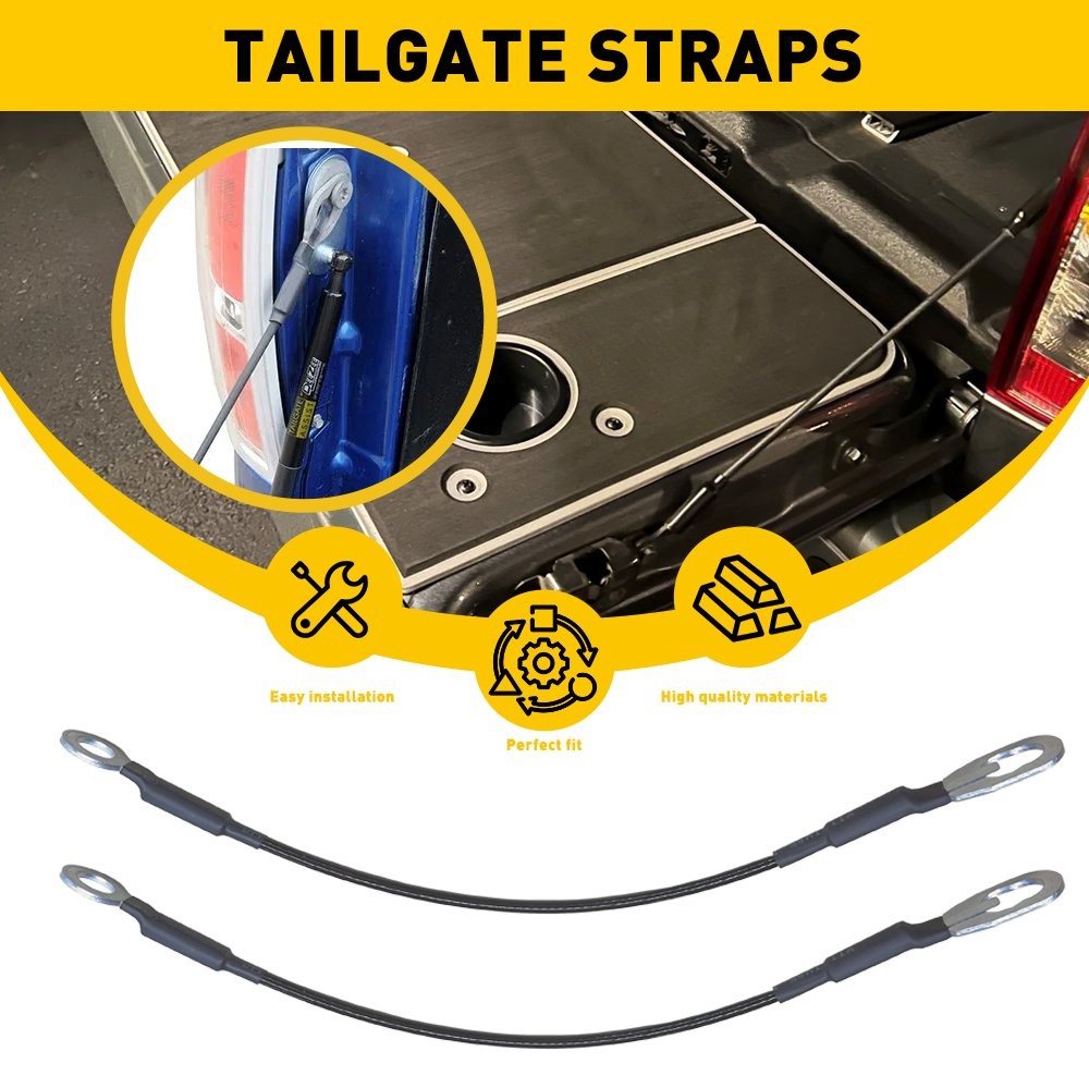2pcs Tailgate Cable Strap Left Right For 1998-2004 Nissan Frontier 904608B400